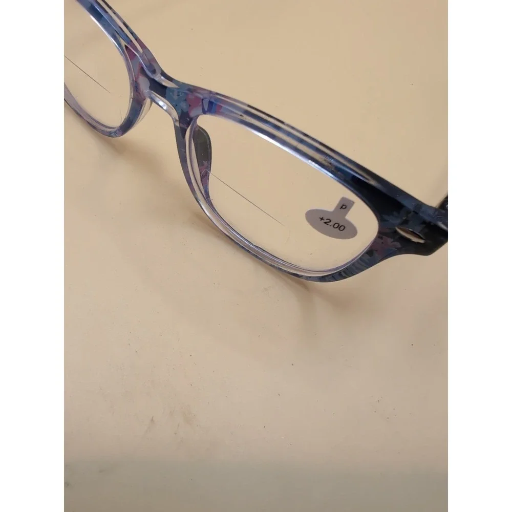 BLUE LIGHT Blocking FASHION Readers Computer Gaming Glasses FLOWER‎ Design